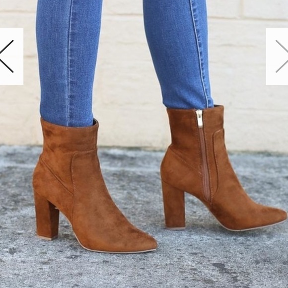 Brown Booties - Picture 1 of 4